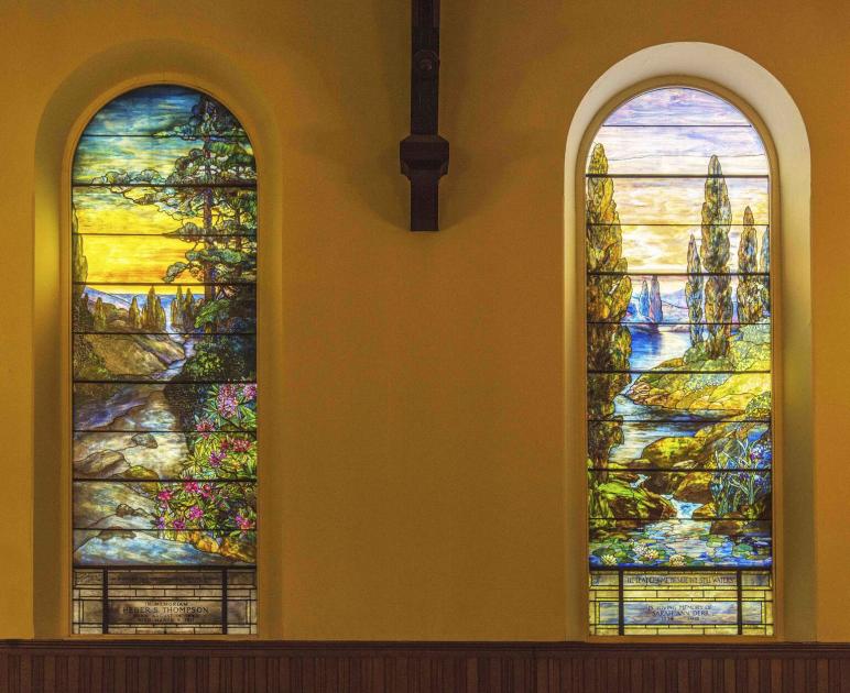 Pottsville congregation's Tiffany windows find a new home in a